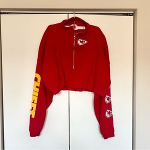 Chiefs Cropped Quarterzip